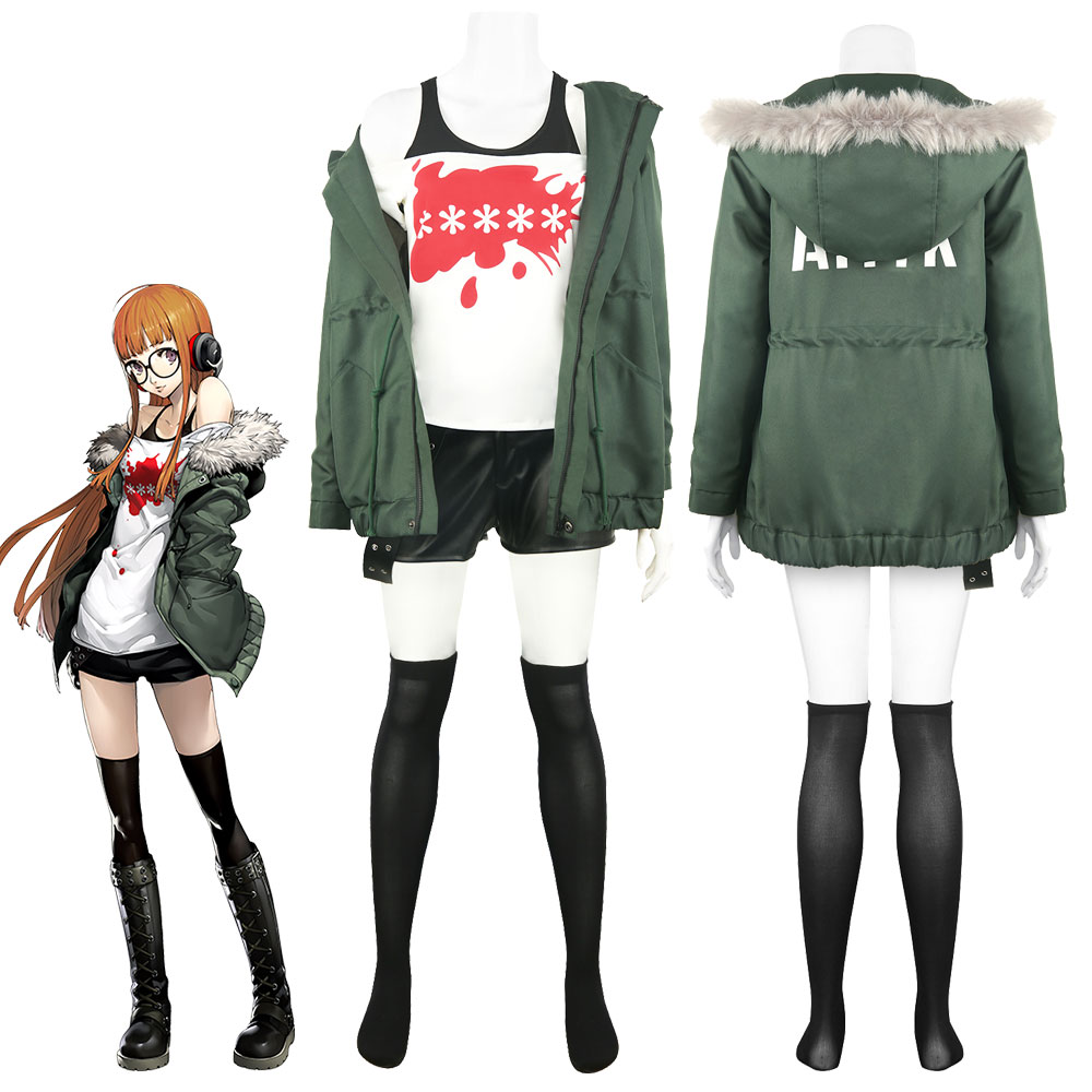 Persona 5 Futaba Sakura Cosplay Costume Takerlama