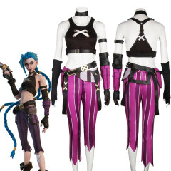 Jinx Cosplay Costume League of Legends LOL Arcane Outfits In stock