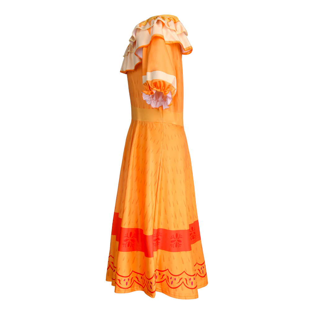 Kids Disney Encanto Pepa Madrigal Cosplay Costume( Ready To Ship)