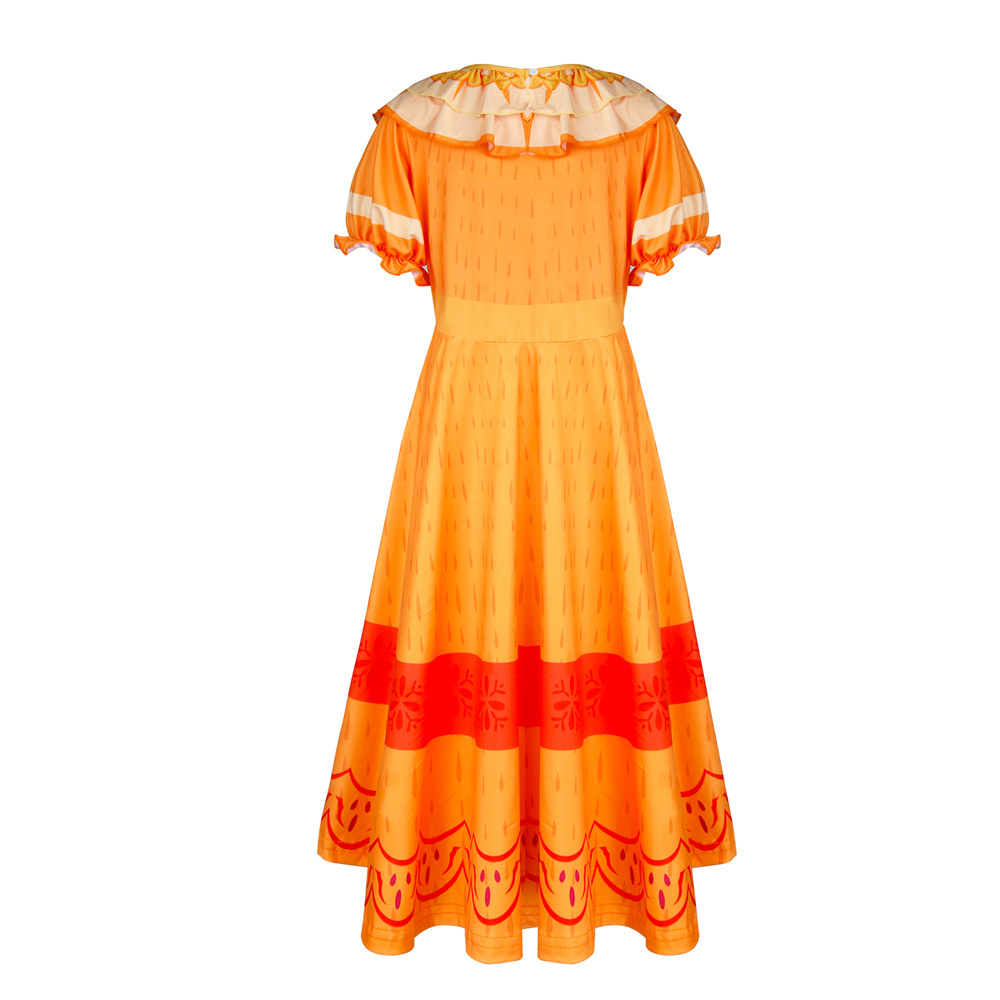 Kids Disney Encanto Pepa Madrigal Cosplay Costume( Ready To Ship)
