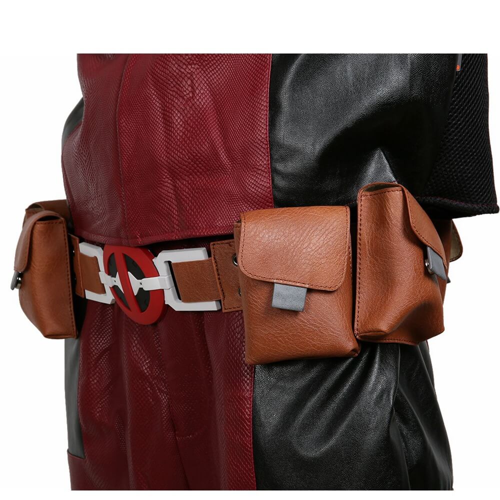 Deadpool 2 Ryan Reynolds Leather Adjustable Belt With 6 Pockets
