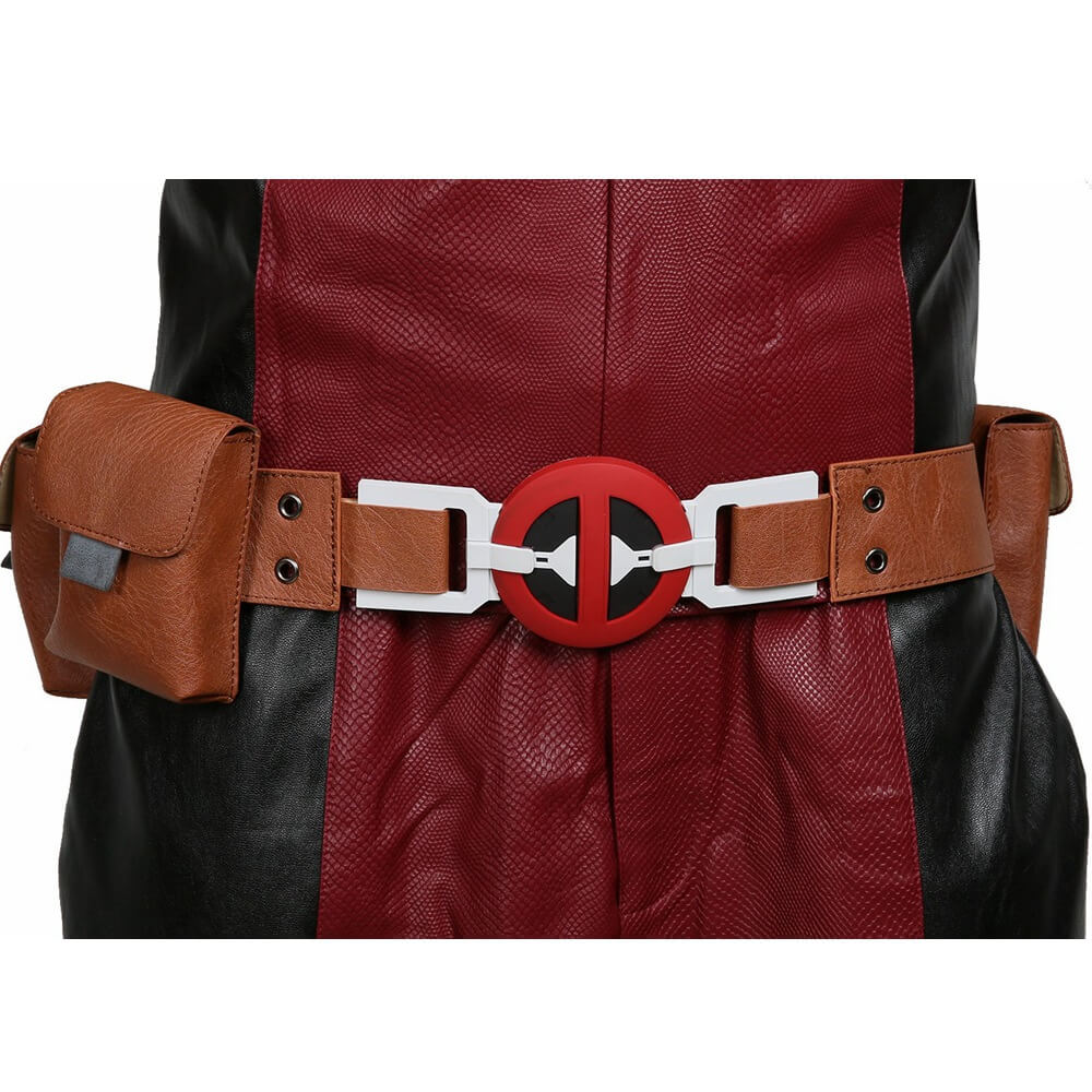 Deadpool 2 Ryan Reynolds Leather Adjustable Belt With 6 Pockets