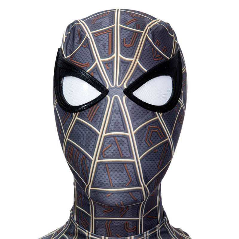 Spider-Man: No Way Home Peter Parker Black and Gold Cosplay Costume