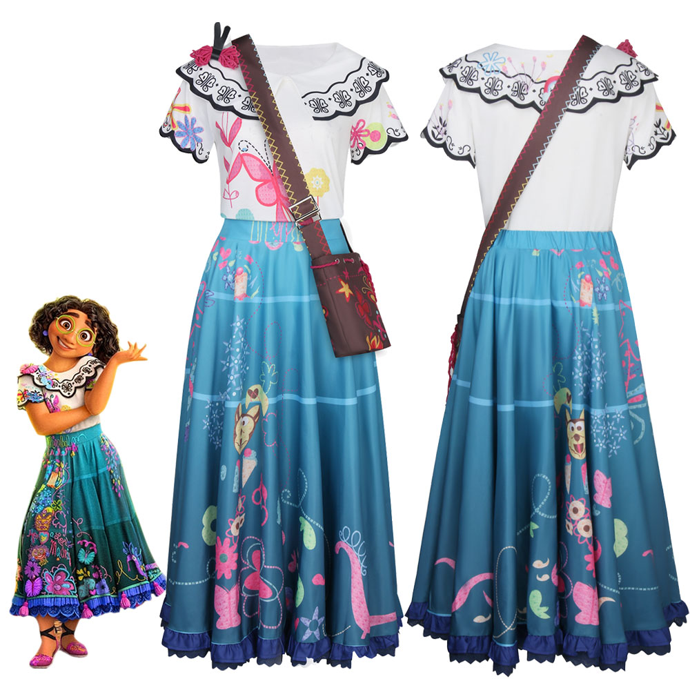 Disney Encanto Mirabel Madrigal Cosplay Costume Style B Takerlama In Stock