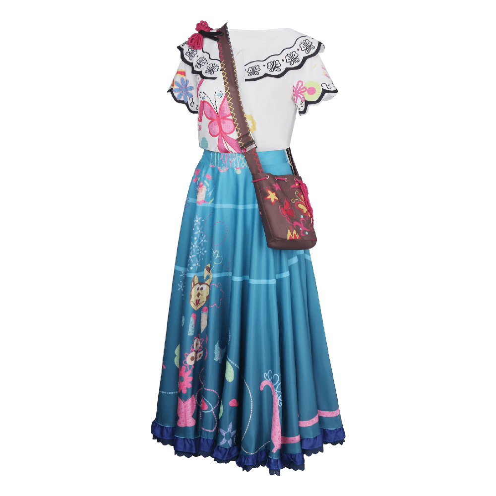 Disney Encanto Mirabel Madrigal Cosplay Costume Style B