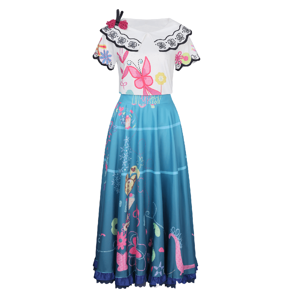 Disney Encanto Mirabel Madrigal Cosplay Costume Style B