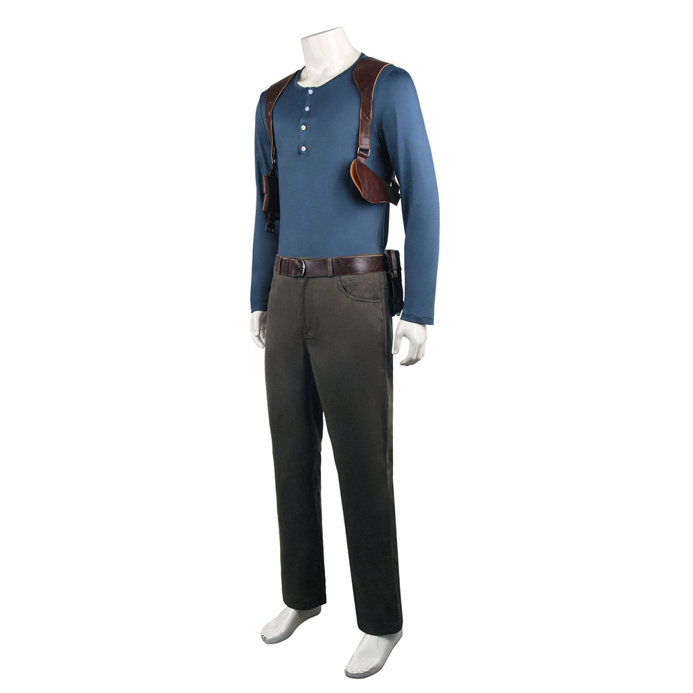 Game Uncharted Nathan Drake Cosplay Costume