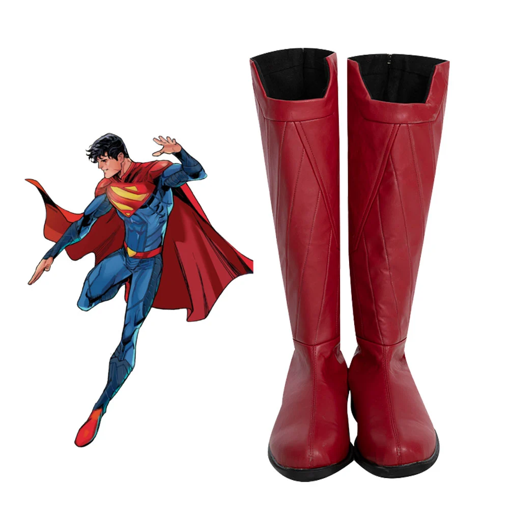DC Comics New Superman Jon Kent Cosplay Boots, image size:1000x1000