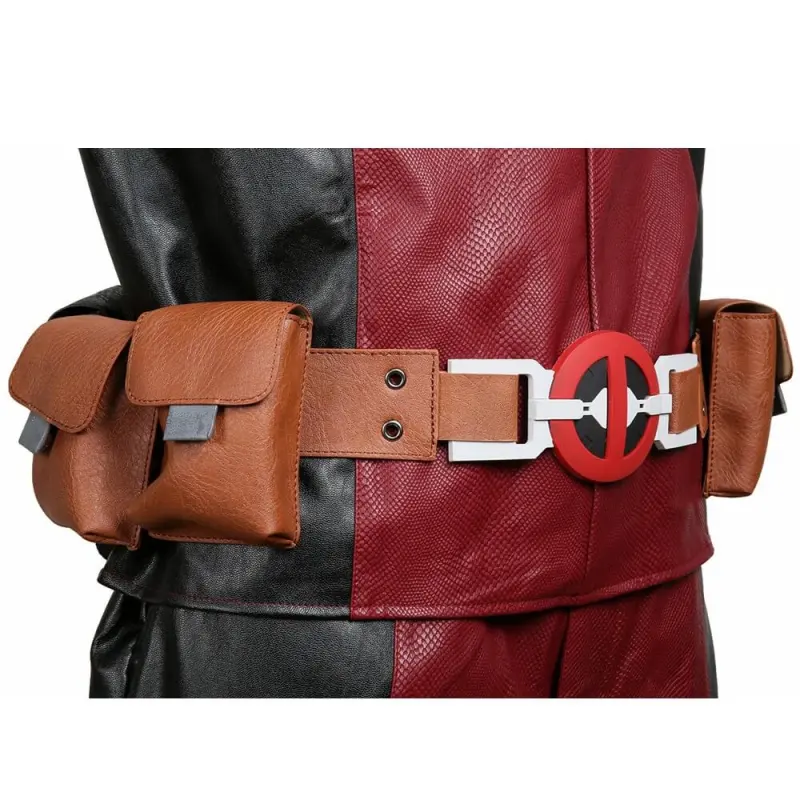 Ryan Reynolds Belt Deadpool 2 Leather Adjustable Belt With 6 Pockets In ...