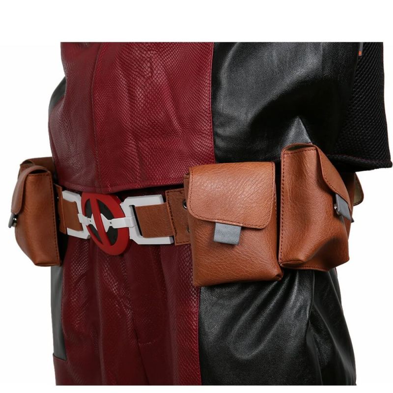 Ryan Reynolds Belt Deadpool 2 Leather Adjustable Belt With 6 Pockets In Stock Takerlama