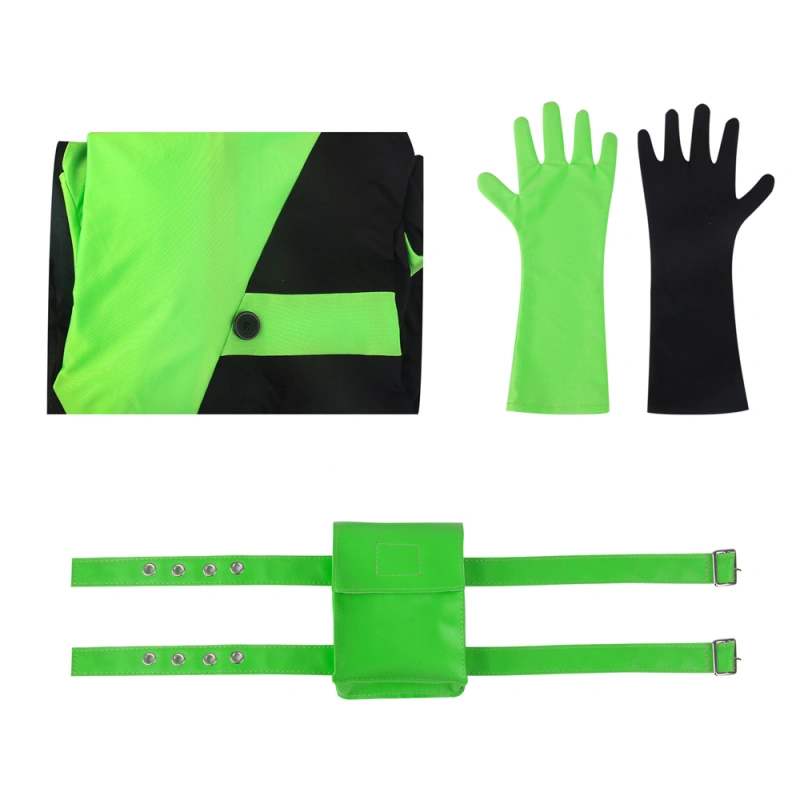 Kim Possible Shego Green Halloween Cosplay Costume (Ready To Ship) Takerlama