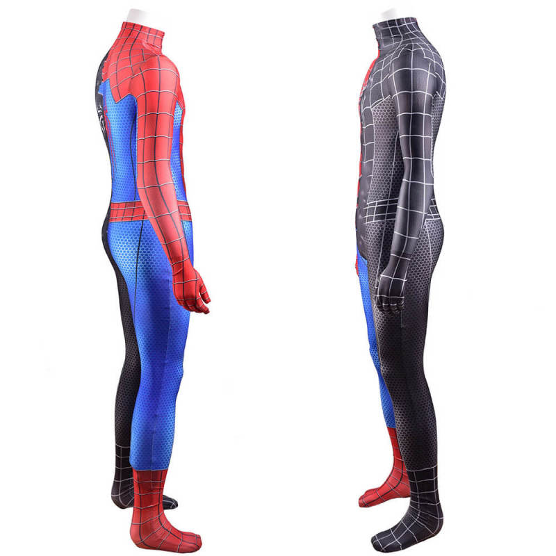 Sam Raimi Spider-Man Red and Black Cosplay Costume Adults Kids