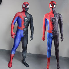 Sam Raimi Spider-Man Red and Black Cosplay Costume Adults Kids