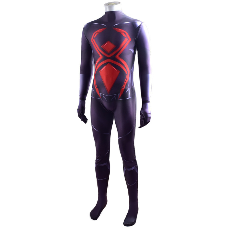 PS4 Marvel's Spider-Man Dark Suit Cosplay Costume Adults Kids