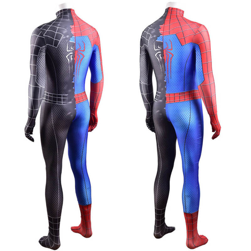 Sam Raimi Spider-Man Red and Black Cosplay Costume Adults Kids