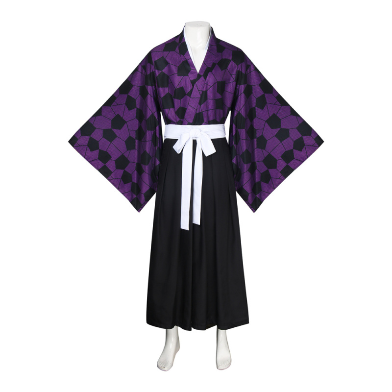 Demon Slayer Kimetsu no Yaiba Kokushibo Michikatsu Tsugikuni Cosplay Costume