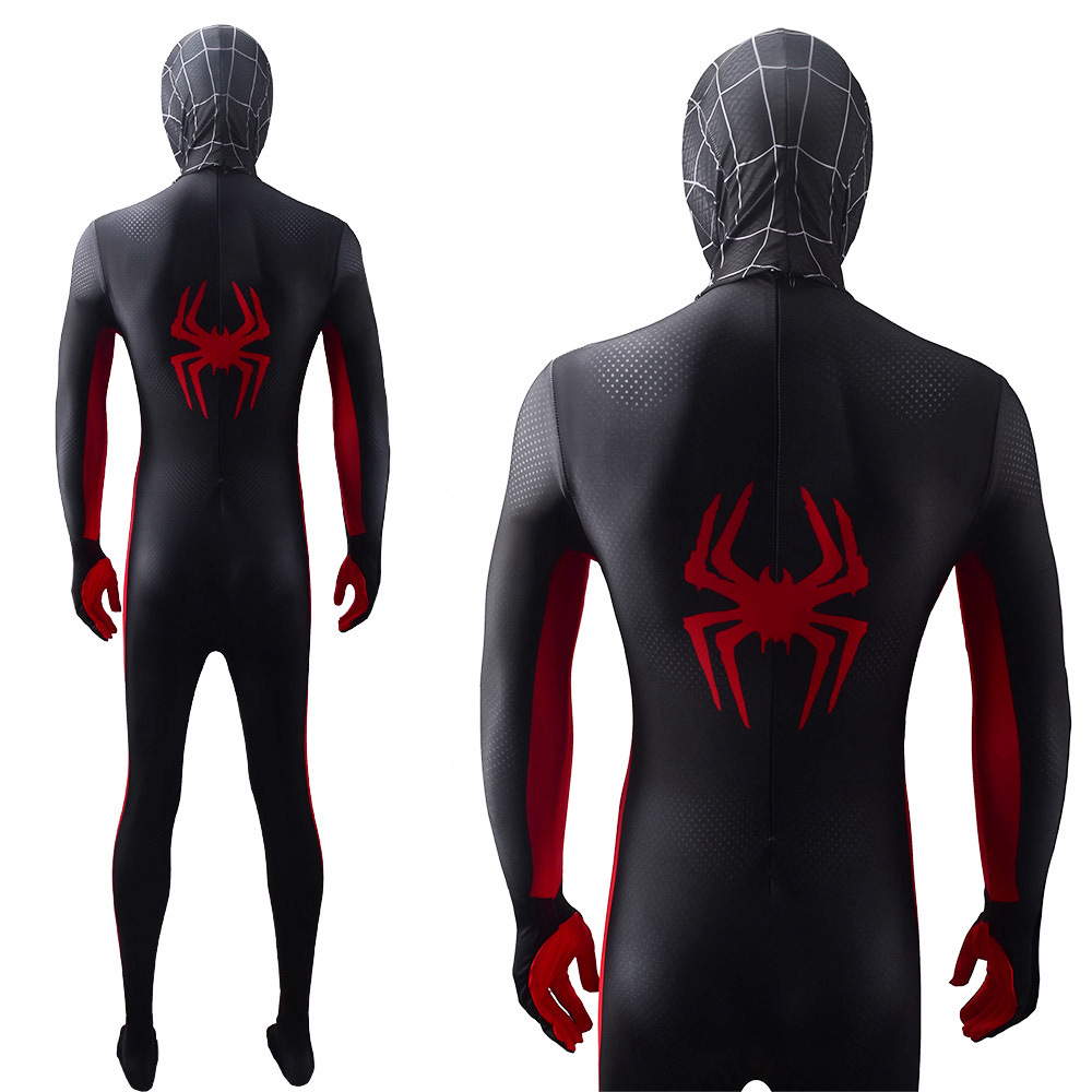 Spider-Man Across the Spider-Verse Miles Morales Body Suit Mask Adults Kids