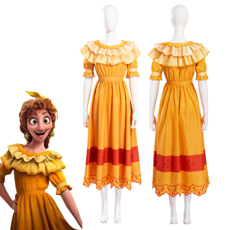 Adults Disney Encanto Pepa Madrigal Cosplay Costume