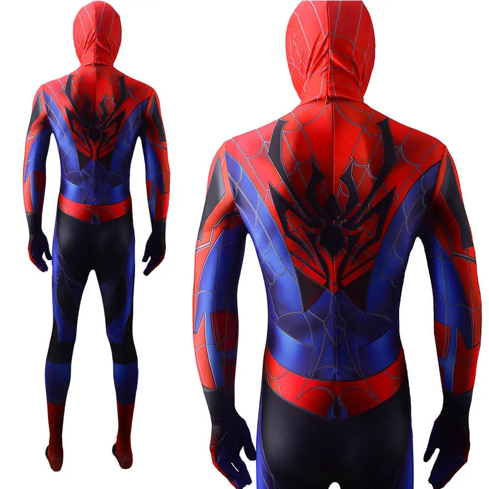 Superior Spider-Man Costume – Bright Red & Black Spandex Zentai Suit For Cosplay/Halloween
