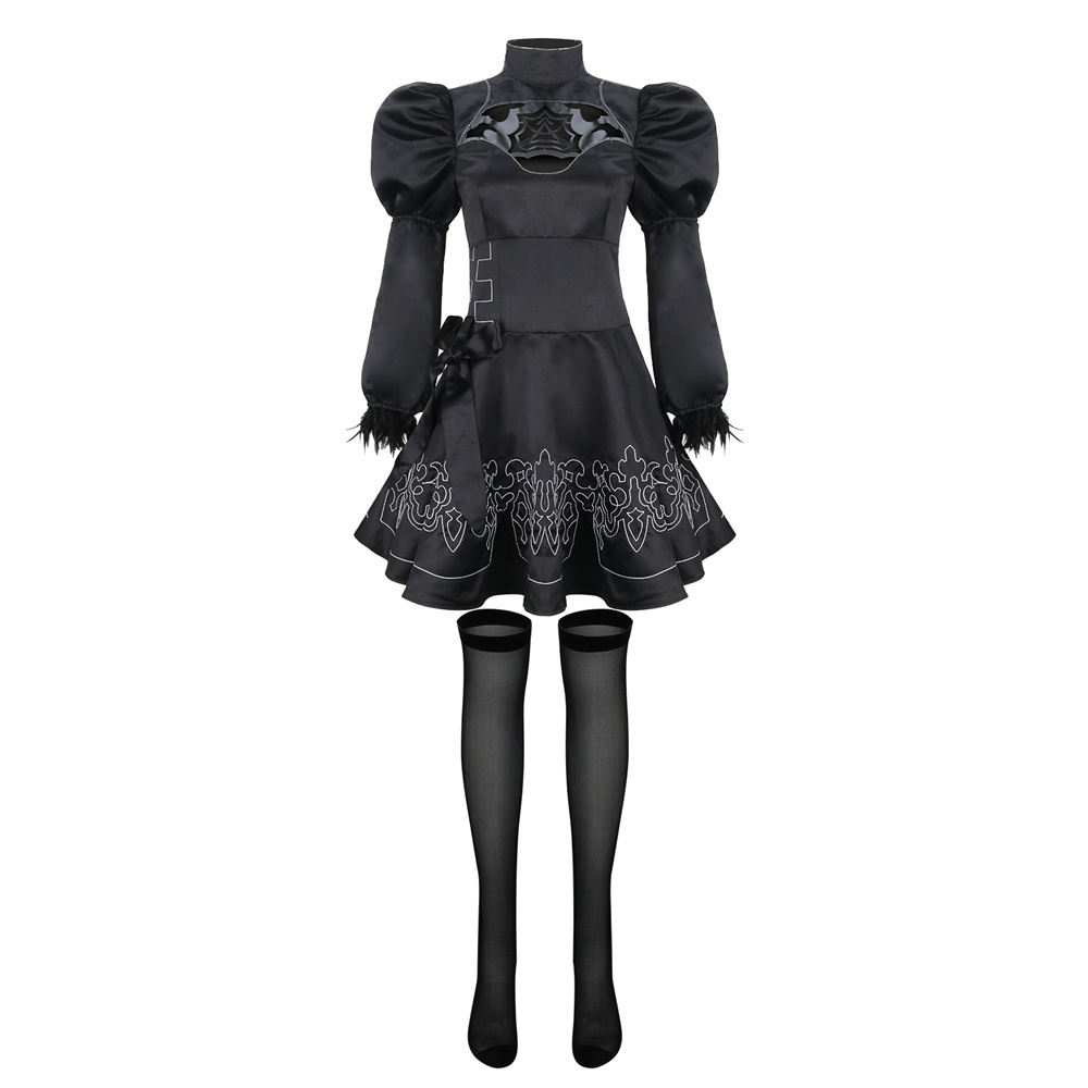 NieR:Automata 2B YoRHa No.2 Type B Cosplay Costume(Ready To Ship) Takerlama