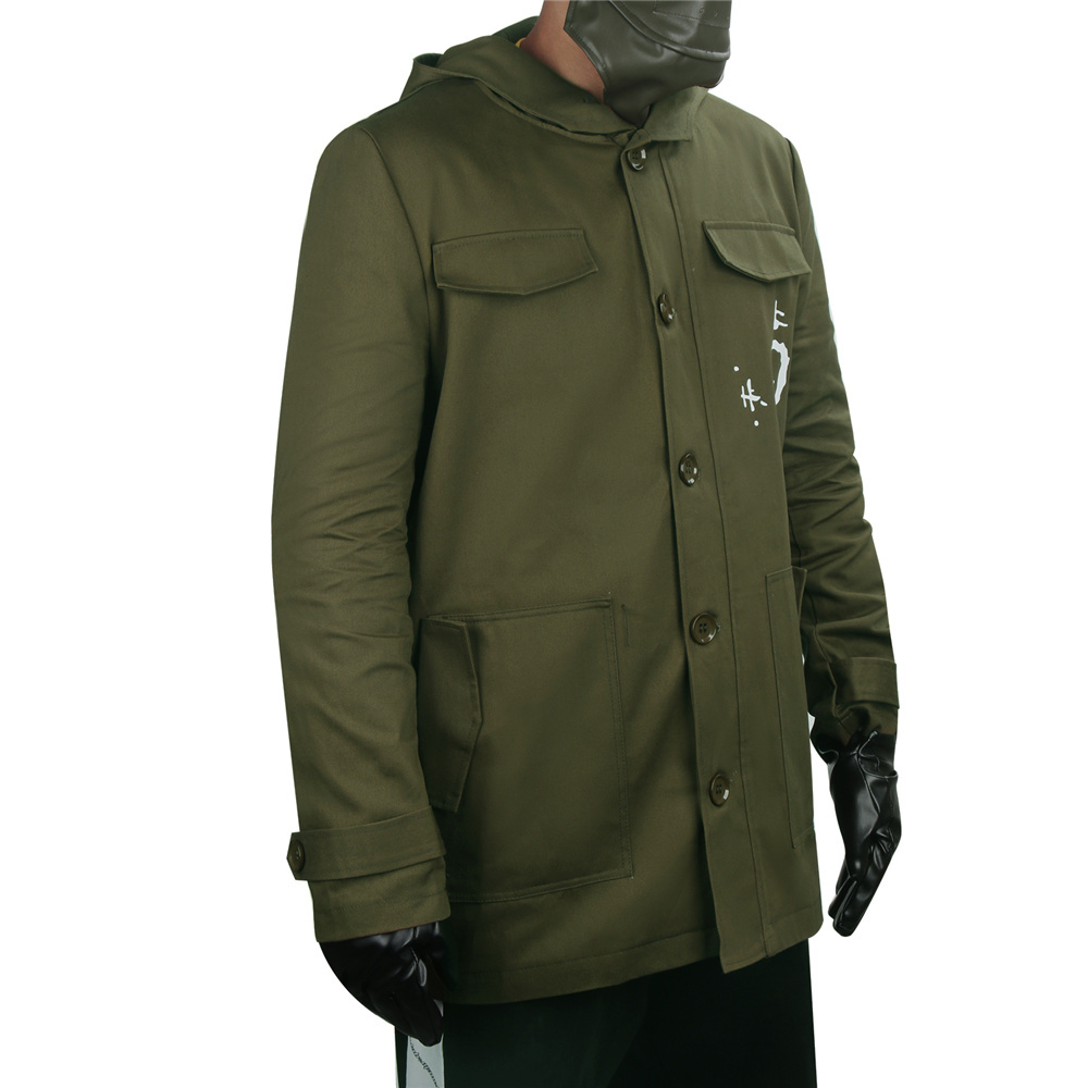 The Batman 2022 Riddler Cosplay Costume with Mask In Stock-Takerlama