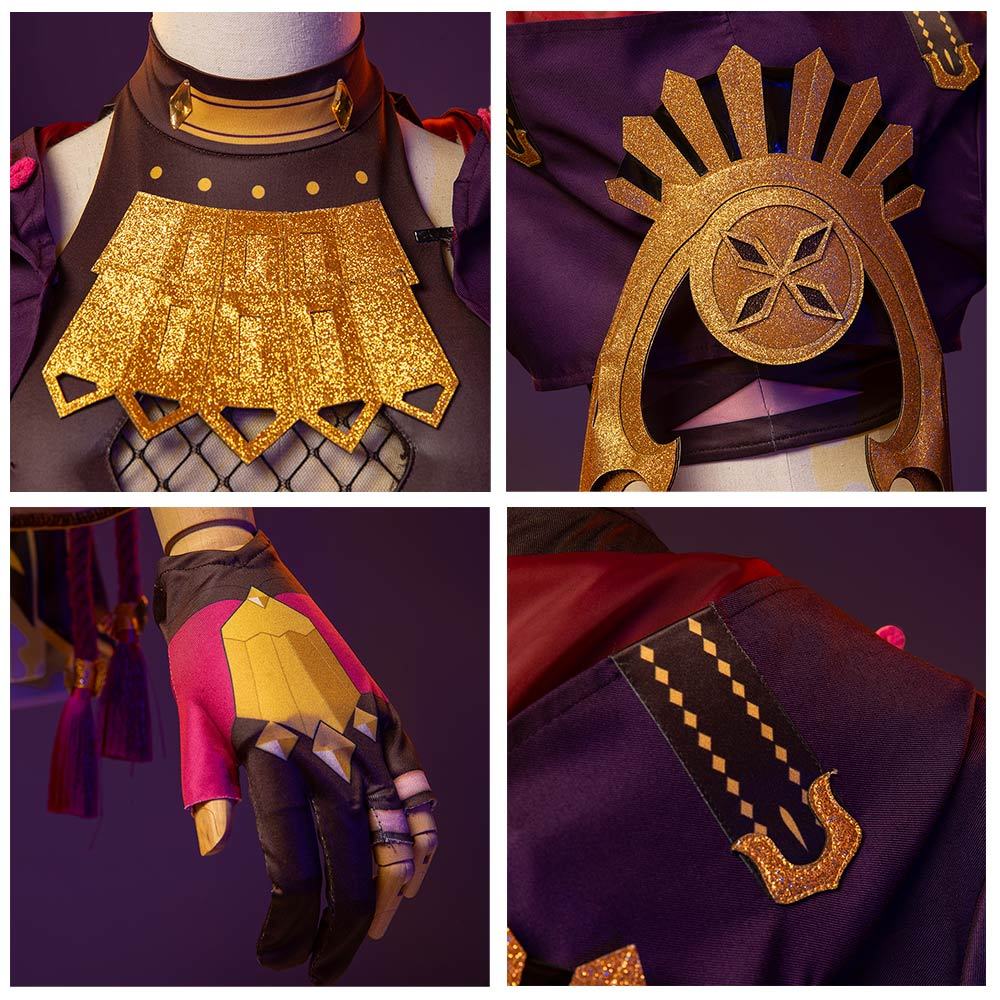 Genshin Impact Kuki Shinobu Cosplay Costume