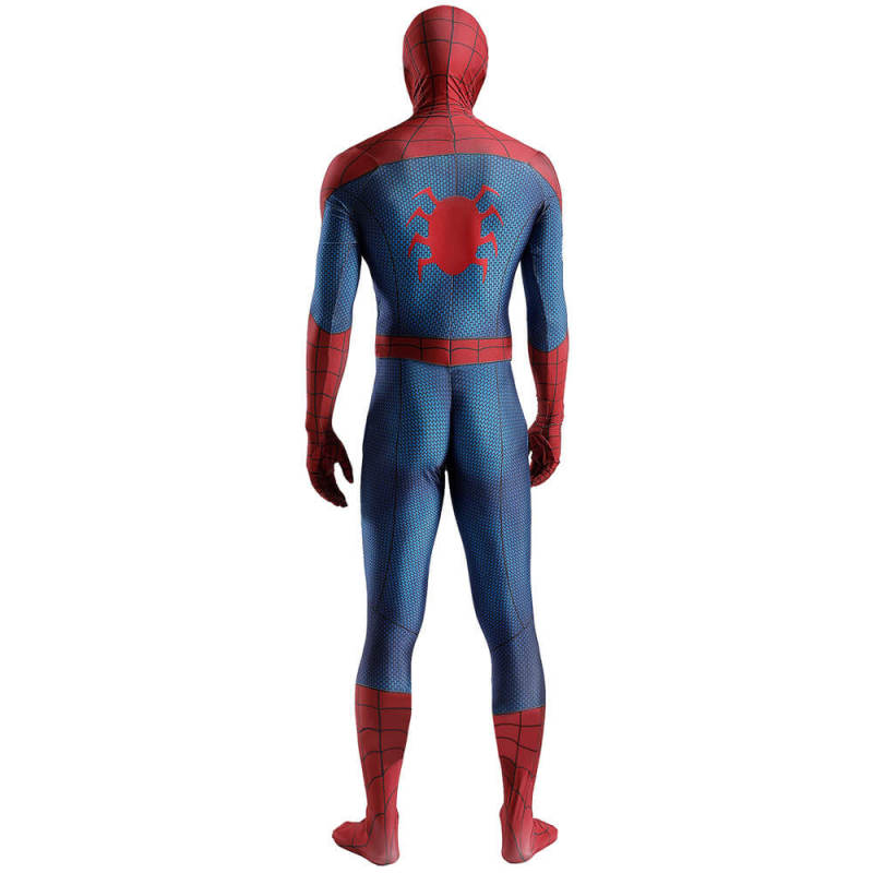 Ultimate Spider-Man Peter Parker Classic Cosplay Costume Adults Kids with Removable Mask