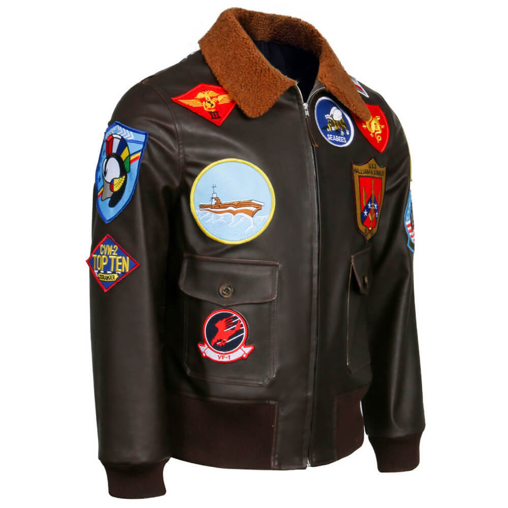 Top Gun 2 Cosplay Costume Maverick Pilot Aviator Jacket Tom Cruise (Ready To Ship)