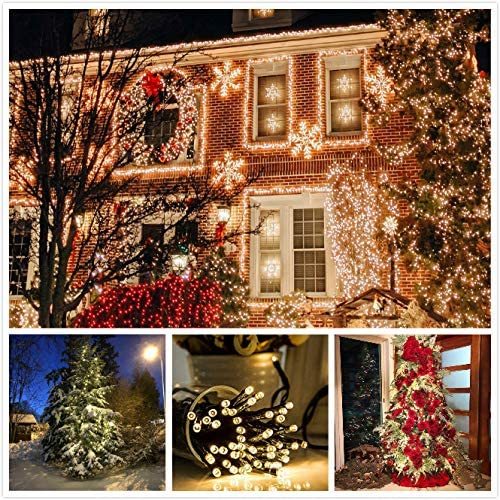 NOFONDA 240LED Waterproof Christmas Tree Lights Indoor/Outdoor for Holiday Decorations Party