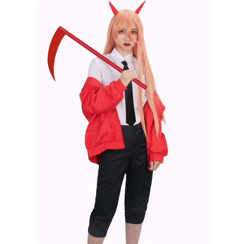 Chainsaw Man Power Blood Fiend Cosplay Costume Red (Ready To Ship)