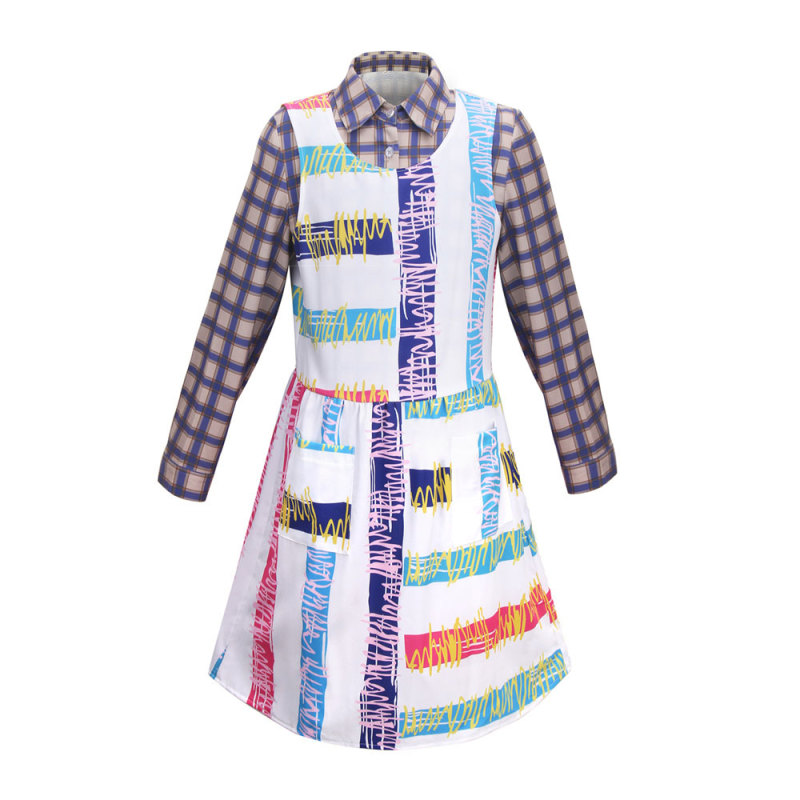 Eleven Dress with Shirt Adults Kids Stranger Things Season 4 (Ready to Ship)