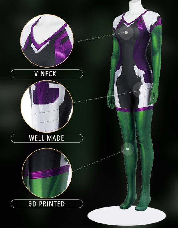 She-Hulk: Attorney at Law Cosplay Jumpsuit