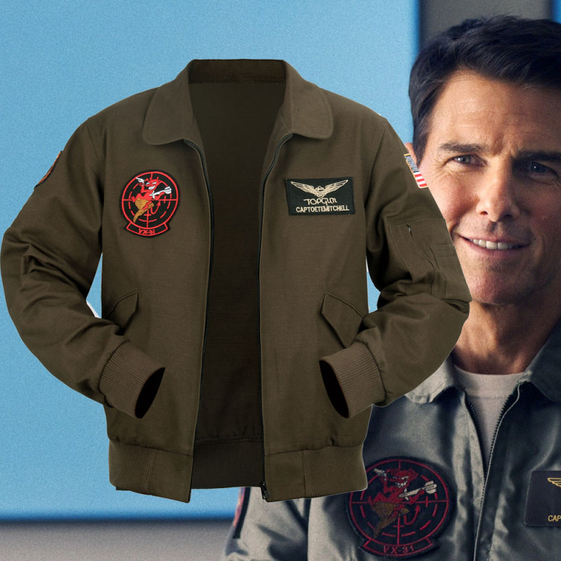 Top Gun 2 Maverick Captain Pete Tom Cruise Jacket (Ready To Ship) Takerlama