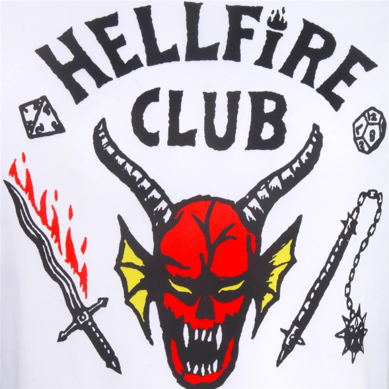 Hellfire Club T-Shirt Stranger Things Season 4 Dustin Henderson Cosplay Adults Kids