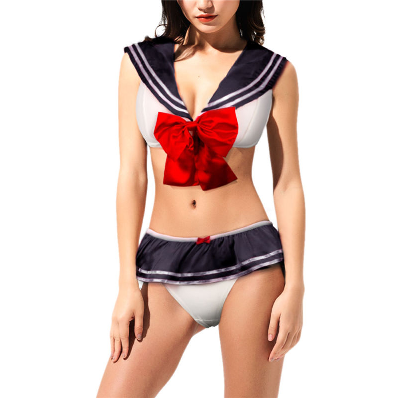Anime Swimsuit Kawaii for Bathing Bikini Set