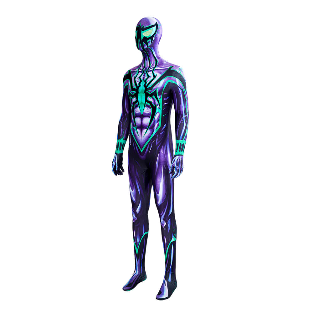 Takerlama Marvel Spider-Man Ben Reilly Purple Cosplay Costume Clone Of Peter Parker