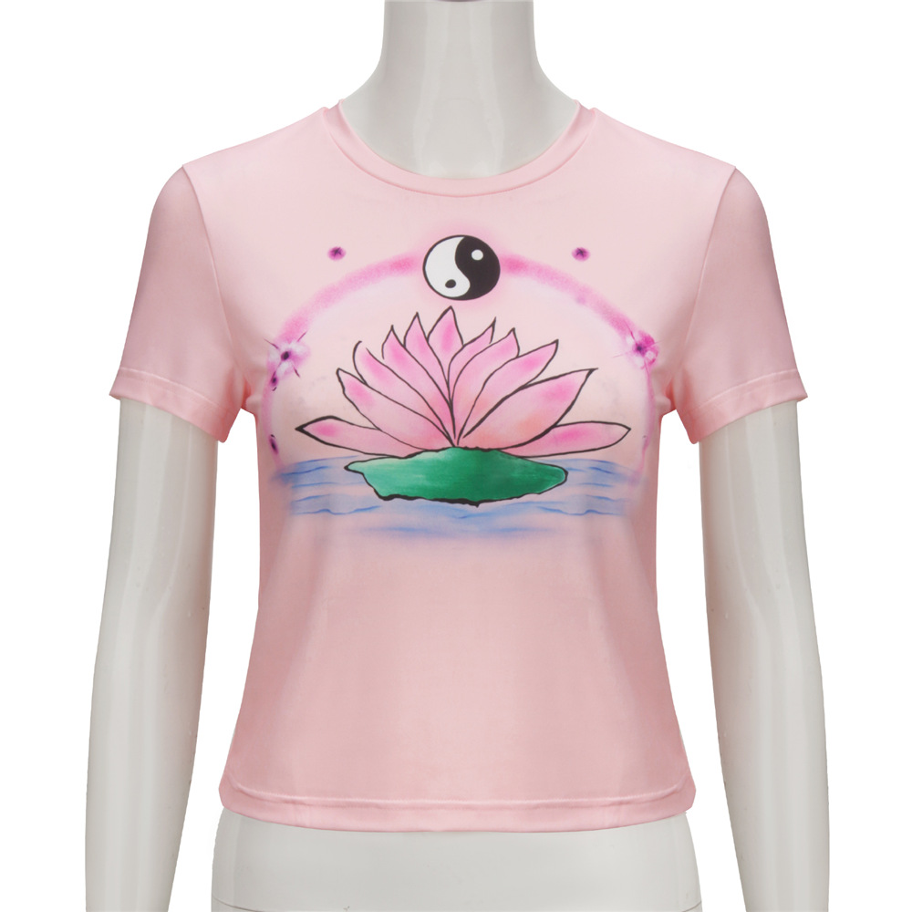 Adult Boo Bitch 2022 Erika Vu Lana Condo Pink Lotus T-Shirt Cosplay Costume