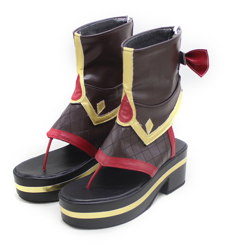 Takerlama Game Genshin Impact Kuki Shinobu Cosplay Shoes Boots