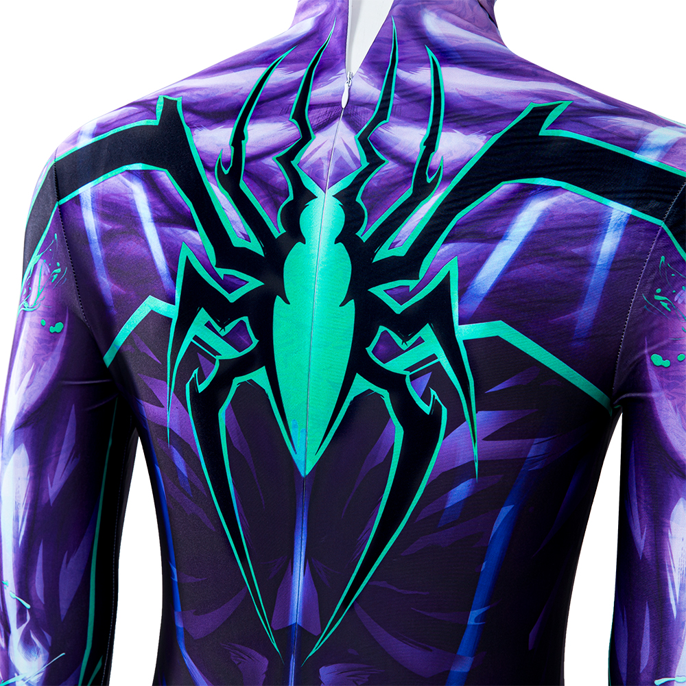 Takerlama Marvel Spider-Man Ben Reilly Purple Cosplay Costume Clone Of Peter Parker