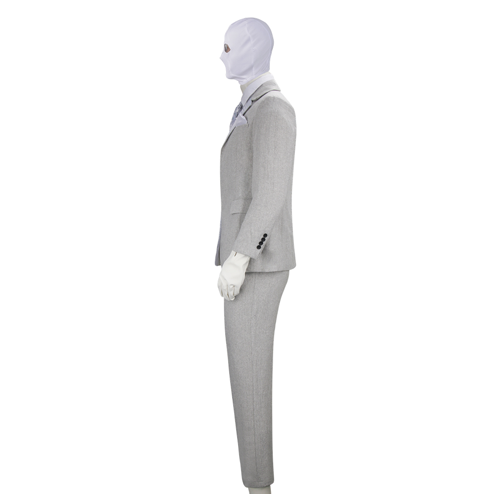 MCU Moon Knight 2022 Mr. Knight Steven Grant Marc Spector Cosplay Costume White Uniform Outfits-Takerlama