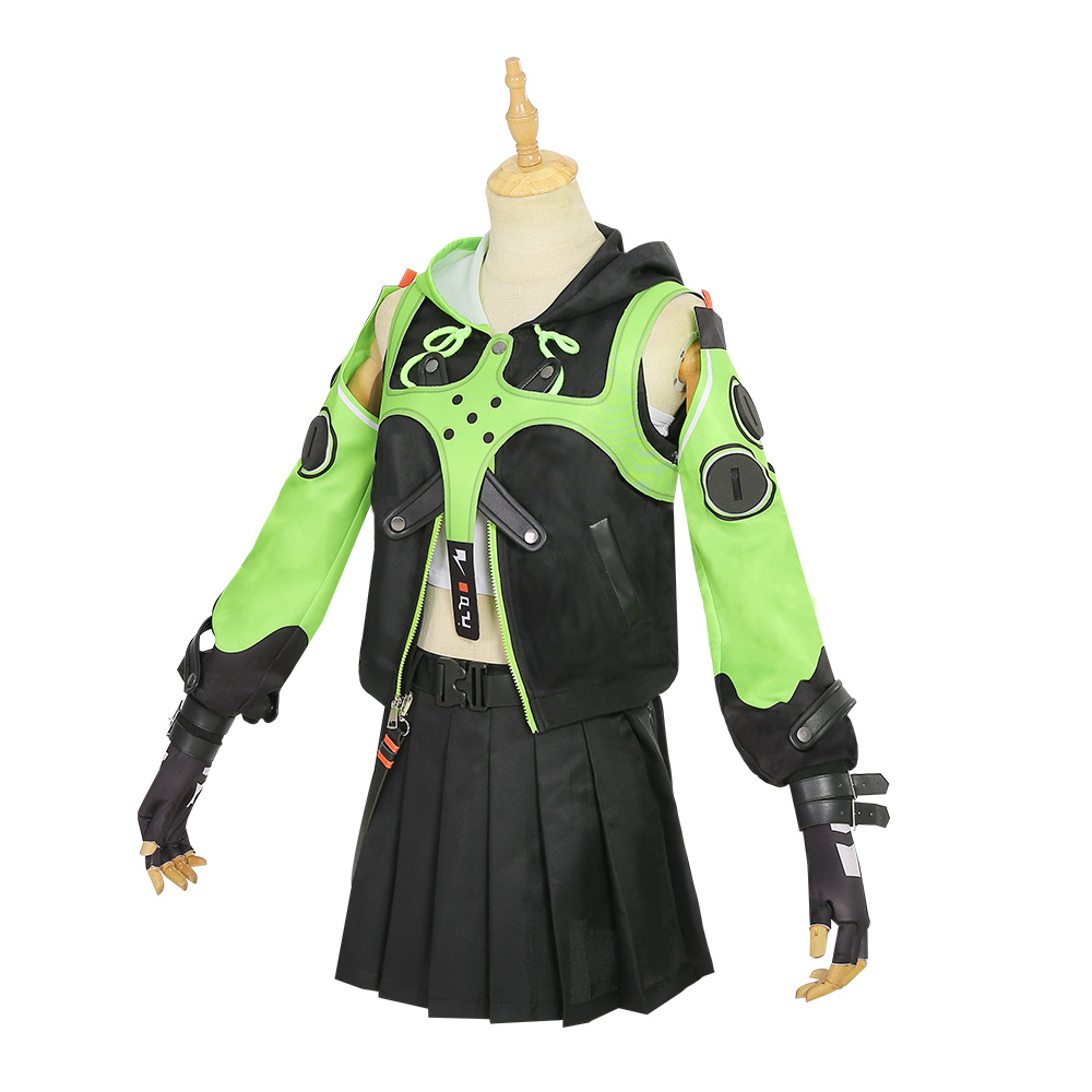 Adult Game Zenless Zone Zero Gentle House Anby Demara Green Cosplay Costume Outfits Takerlama