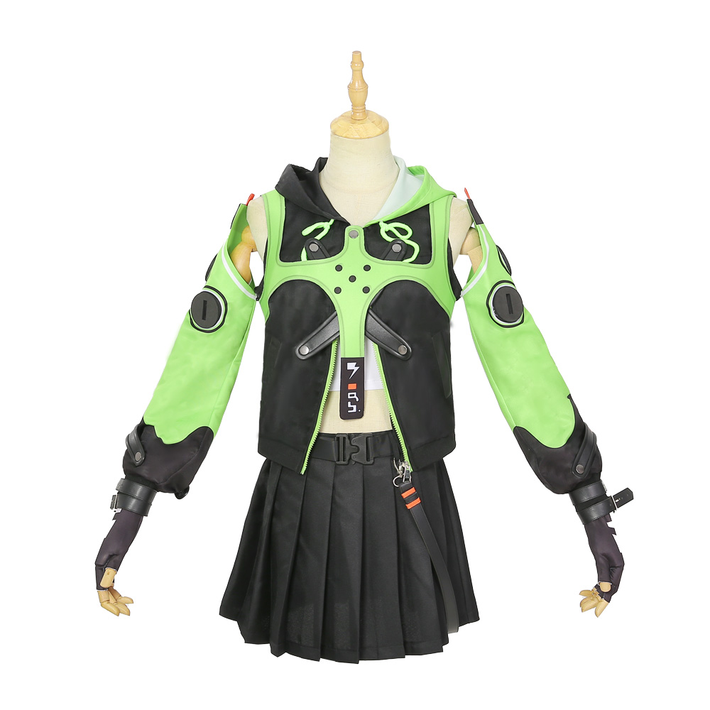 Adult Game Zenless Zone Zero Gentle House Anby Demara Green Cosplay Costume Outfits Takerlama