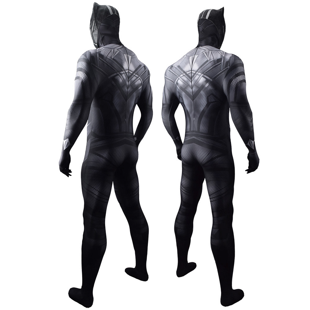 Black Panther 2 T'Challa Cosplay Costume Adult Kids Wakanda Forever Bodysuit Takerlama