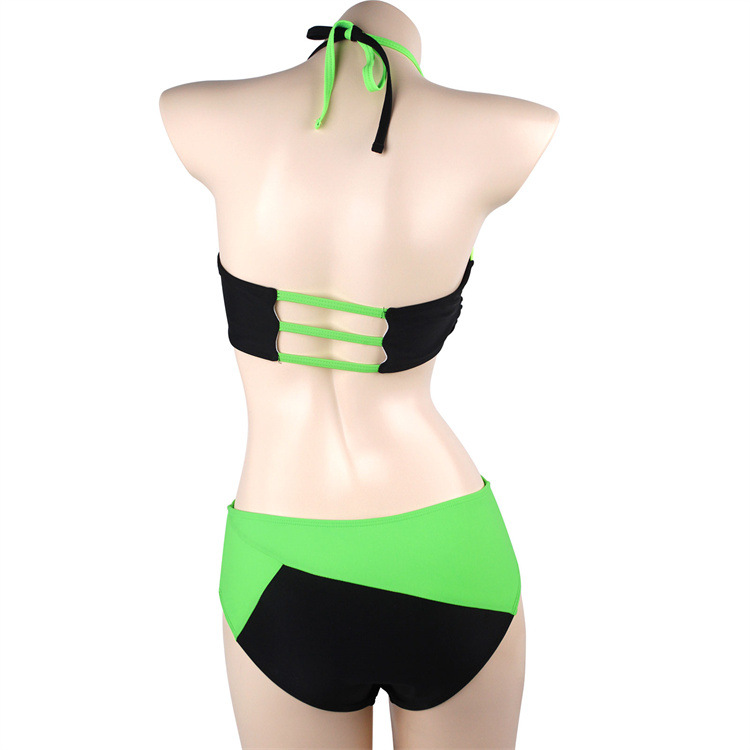 Takerlama Kim Possible Shego Green Black Swimsuit Super Villain Bikini