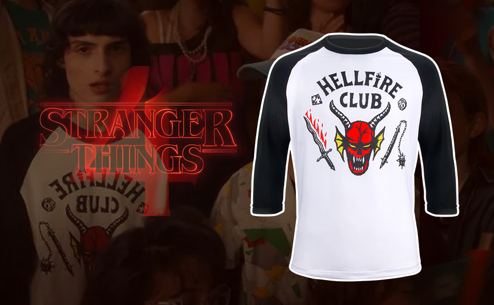 Hellfire Club Dustin Costume ST Season 4 Cosplay Adults (Ready To Ship)
