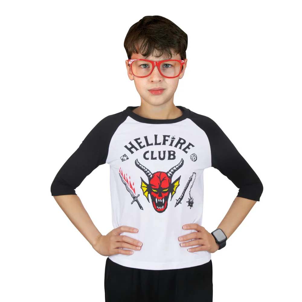 Stranger Hellfire Club One Color Monotone Logo Hell Fire
