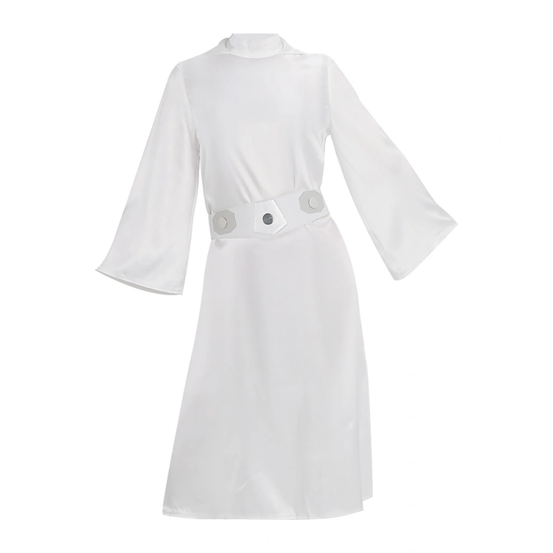 Princess Leia White Dress Star Wars A New Hope Cosplay Costume Adult Kids In Stock Takerlama