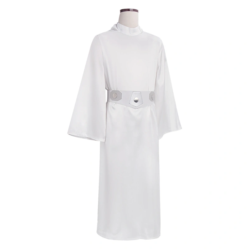 Princess Leia White Dress Star Wars A New Hope Cosplay Costume Adult Kids In Stock Takerlama