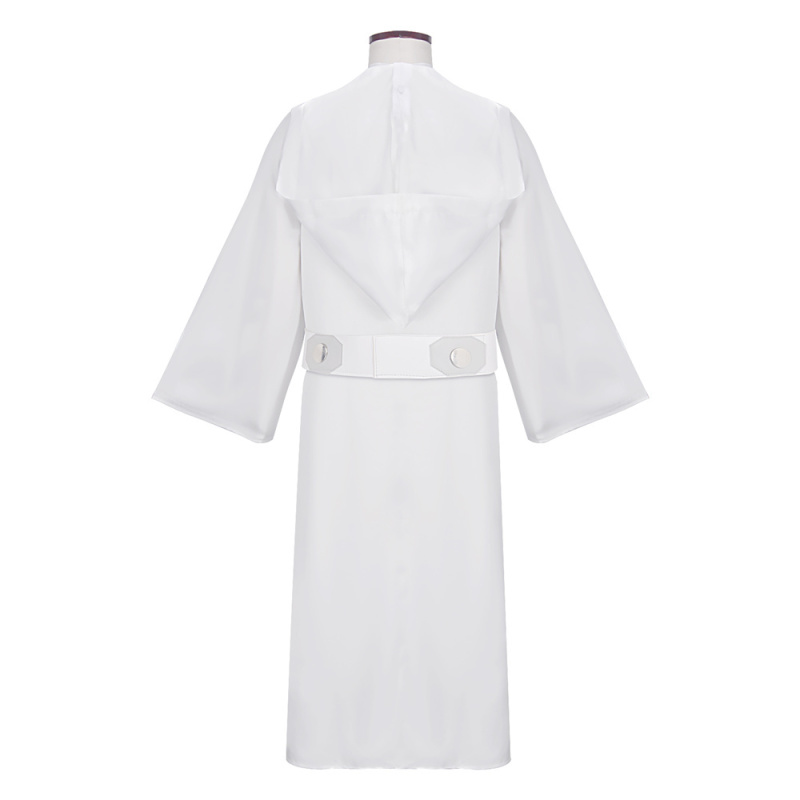 Princess Leia White Dress Star Wars A New Hope Cosplay Costume Adult Kids In Stock Takerlama