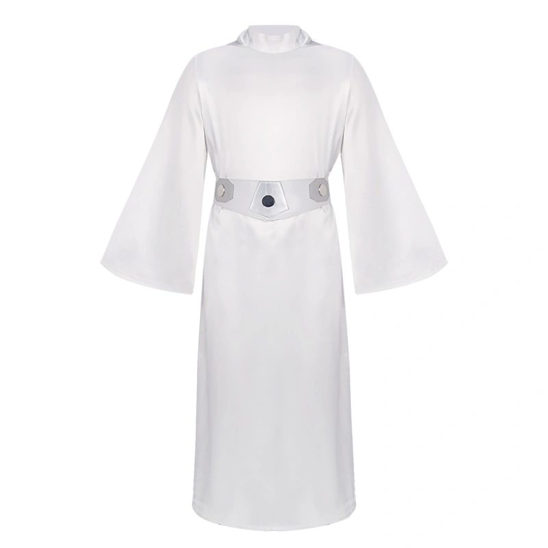Princess Leia White Dress Star Wars A New Hope Cosplay Costume Adult Kids In Stock Takerlama
